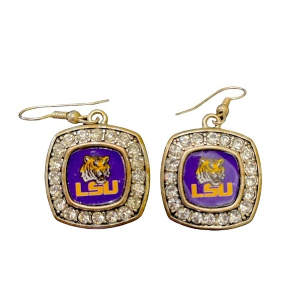 LSU Tigers Earring Set - Picture 3 of 3